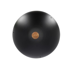 Mangeoire en chêne avec silo et toit noir - 1,18 mètre Mangeoire en chêne avec silo et toit noir - 1,18 mètre