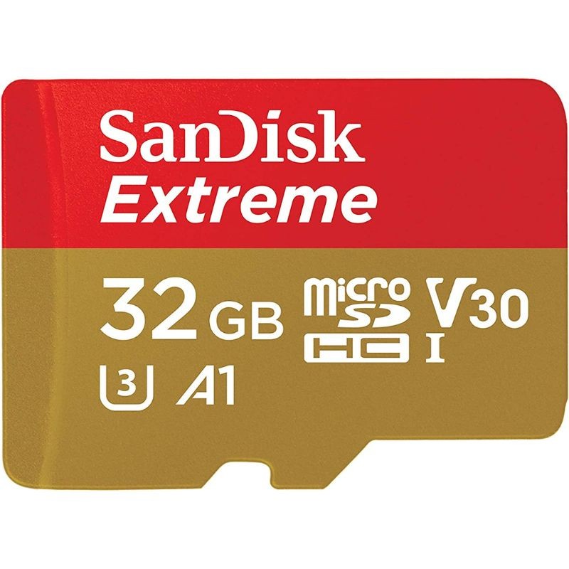 SanDisk Carte microSD Extreme 32 Go + Adaptateur SD