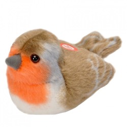 Peluche sonore - Rouge-gorge