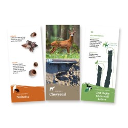 Eventail des traces et indices - Guide de poche de la vie animale en forêt