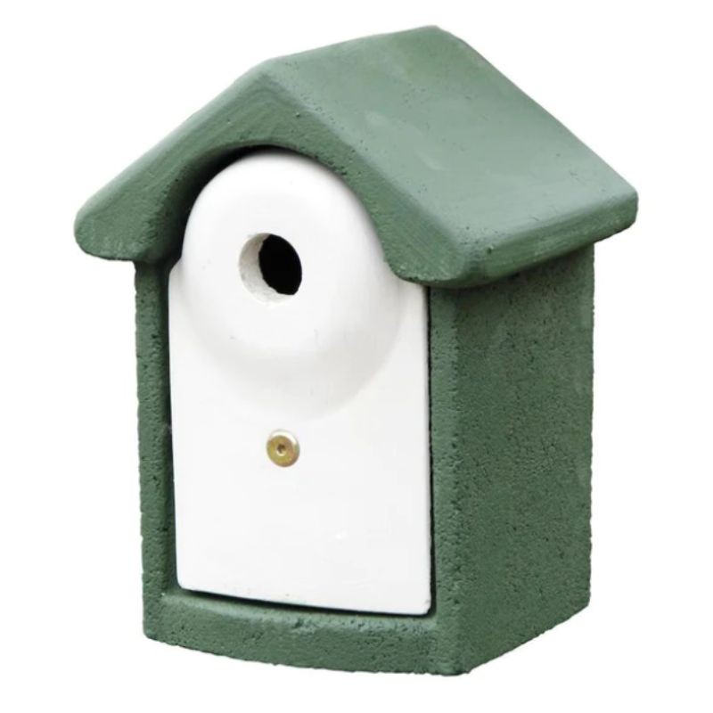 Nichoir Sevilla en béton de bois - 32 mm - Vert