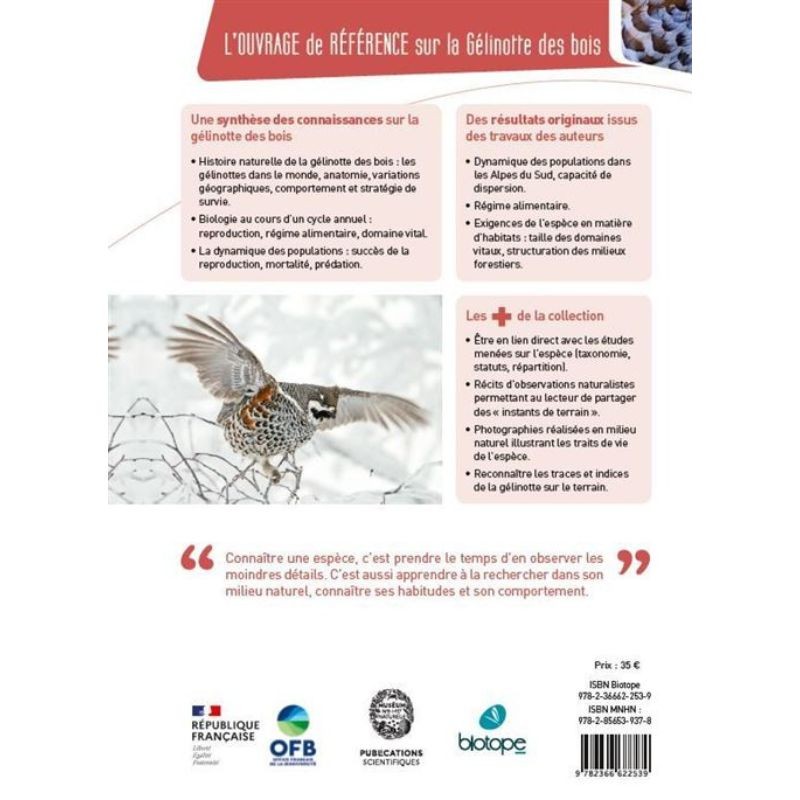La Gélinotte des bois La Gélinotte des bois