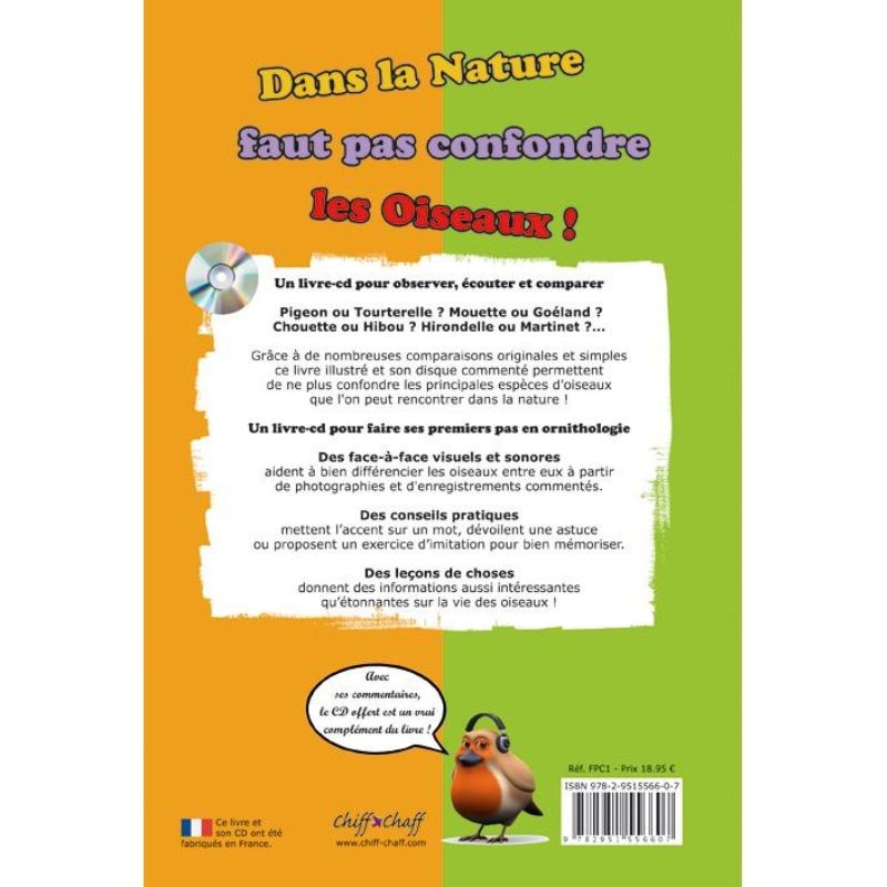Dans la nature faut pas confondre les oiseaux