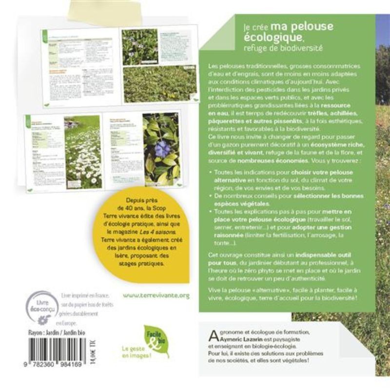 Je crée ma pelouse écologique, refuge de biodiversité - Solutions zéro phyto Je crée ma pelouse écologique, refuge de biodiversité - Solutions zéro phyto