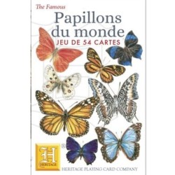 Jeu de cartes - Papillons du Monde