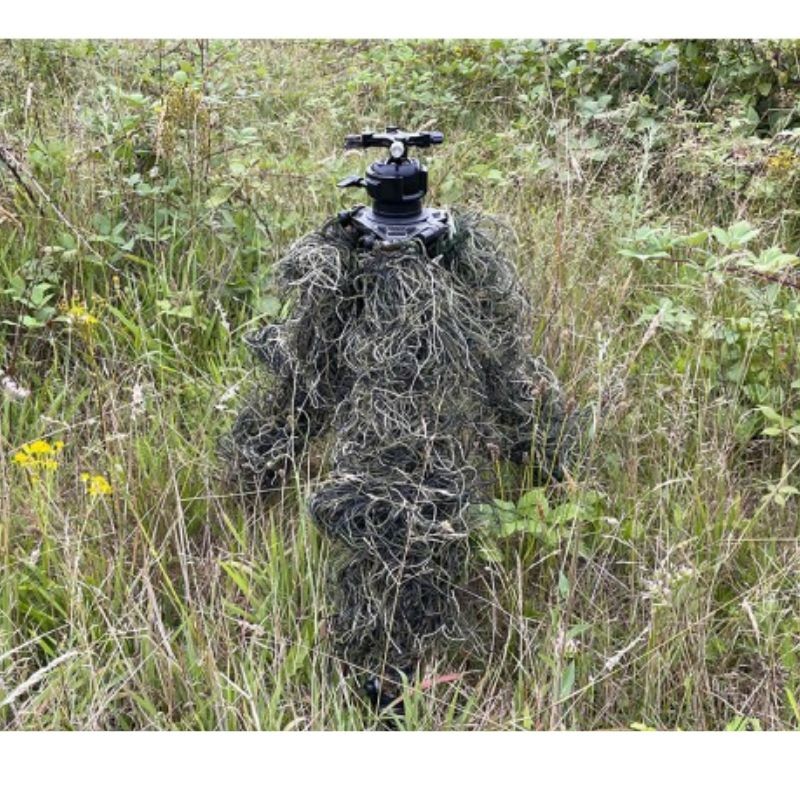 Lot de 3 manchons Ghillie kaki pour jambes de trépied - Tragopan