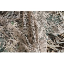 Echarpe filet de camouflage - Camo Beige ou Kaki