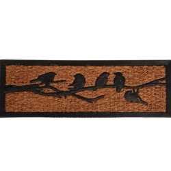 Paillasson caoutchouc/coco oiseaux