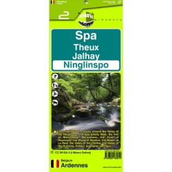Carte de randonnée - Mini-Ardenne - Spa