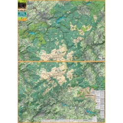 Carte de randonnée - Mini-Ardenne - Hautes Fagnes