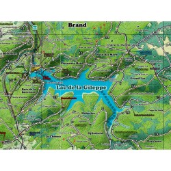 Carte de randonnée - Mini-Ardenne - Hautes Fagnes