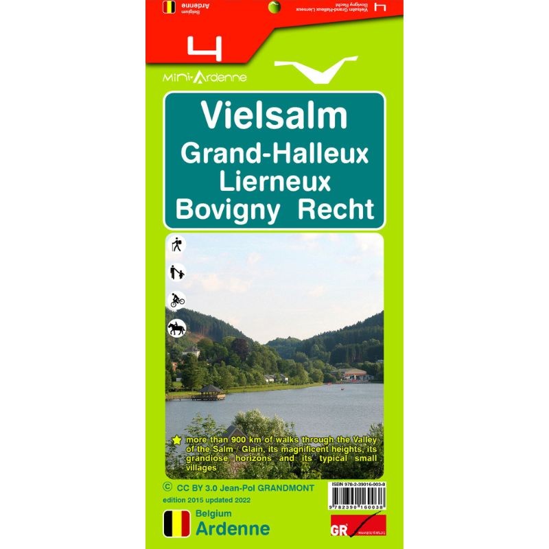 Carte de randonnée - Mini-Ardenne - Vielsalm