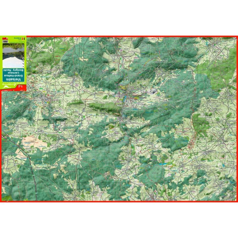 Carte de randonnée - Mini-Ardenne - Vielsalm