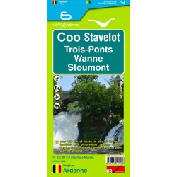 Carte de randonnée - Mini-Ardenne - Coo