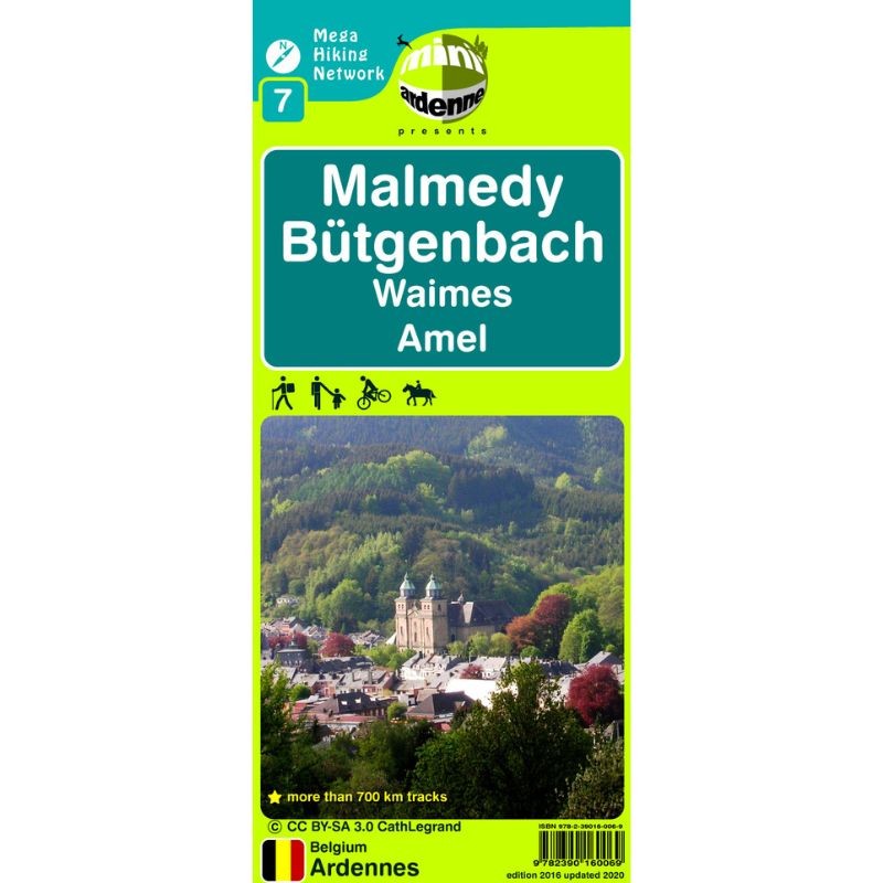 Carte de randonnée - Mini-Ardenne - Malmedy