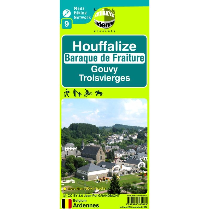 Carte de randonnée - Mini-Ardenne - Houffalize