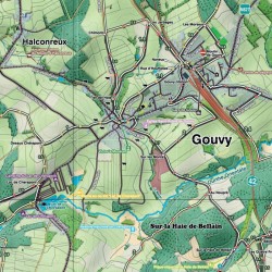 Carte de randonnée - Mini-Ardenne - Houffalize Carte de randonnée - Mini-Ardenne - Houffalize