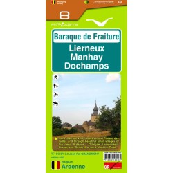 Carte de randonnée - Mini-Ardenne - Baraque de Fraiture