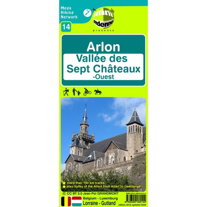 Carte de randonnée - Mini-Ardenne - Arlon