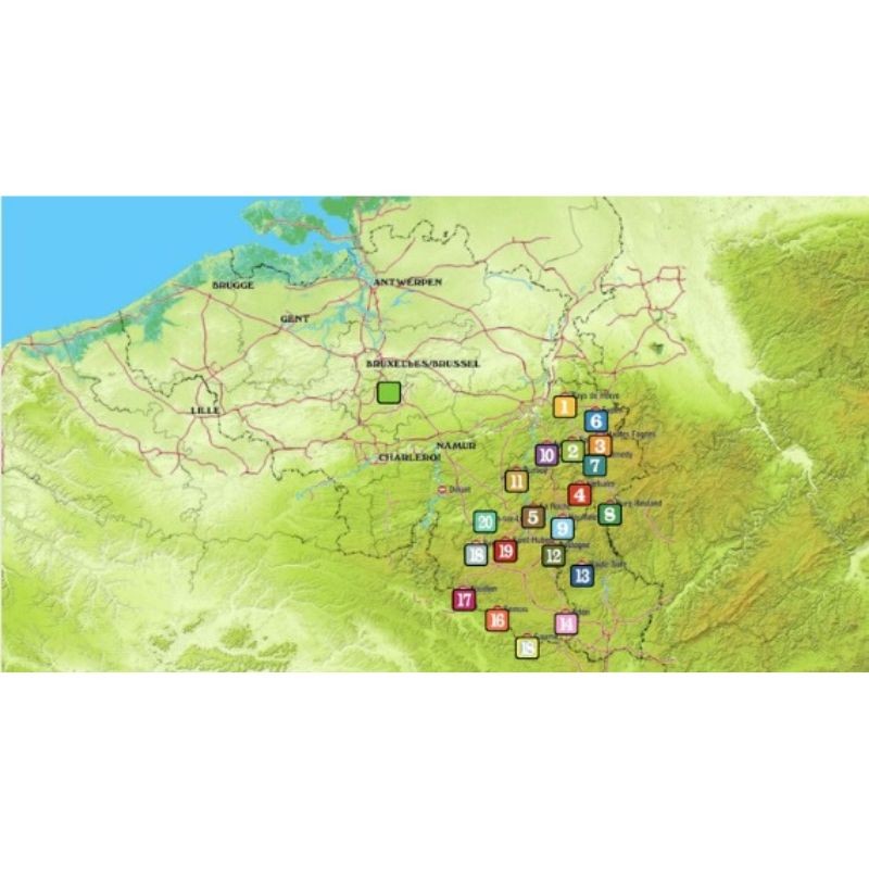 Carte de randonnée - Mini-Ardenne - Bouillon