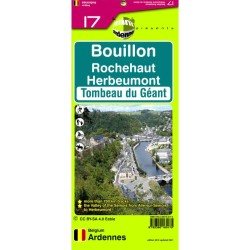 Carte de randonnée - Mini-Ardenne - Bouillon