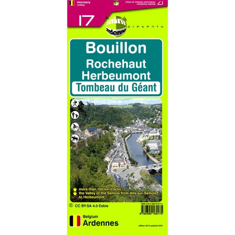 Carte de randonnée - Mini-Ardenne - Bouillon