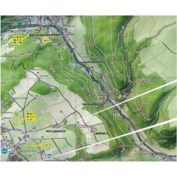 Carte de randonnée - Mini-Ardenne - Mullerthal Carte de randonnée - Mini-Ardenne - Mullerthal