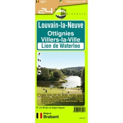 MA24 - Louvain-la-Neuve - Mini-Ardenne - Carte de randonnée MA24 - Louvain-la-Neuve - Mini-Ardenne - Carte de randonnée