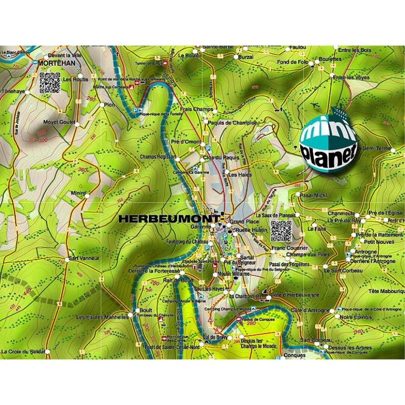 MA16 - Florenville - Mini-Ardenne - Carte de randonnée