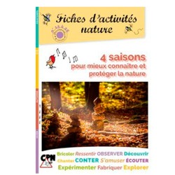 Pochette n°2 de 12 fiches d'activités nature Pochette n°2 de 12 fiches d'activités nature