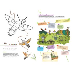 Les papillons des parcs & jardins - Coloriages nature - CPN