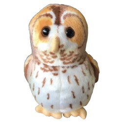 Peluche sonore - Chouette hulotte