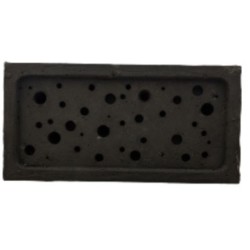 Briquette pour abeilles solitaires en béton de bois - brut/vert/marron/noir