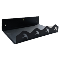 Planche à fientes en acier thermolaqué pour hirondelles double nid