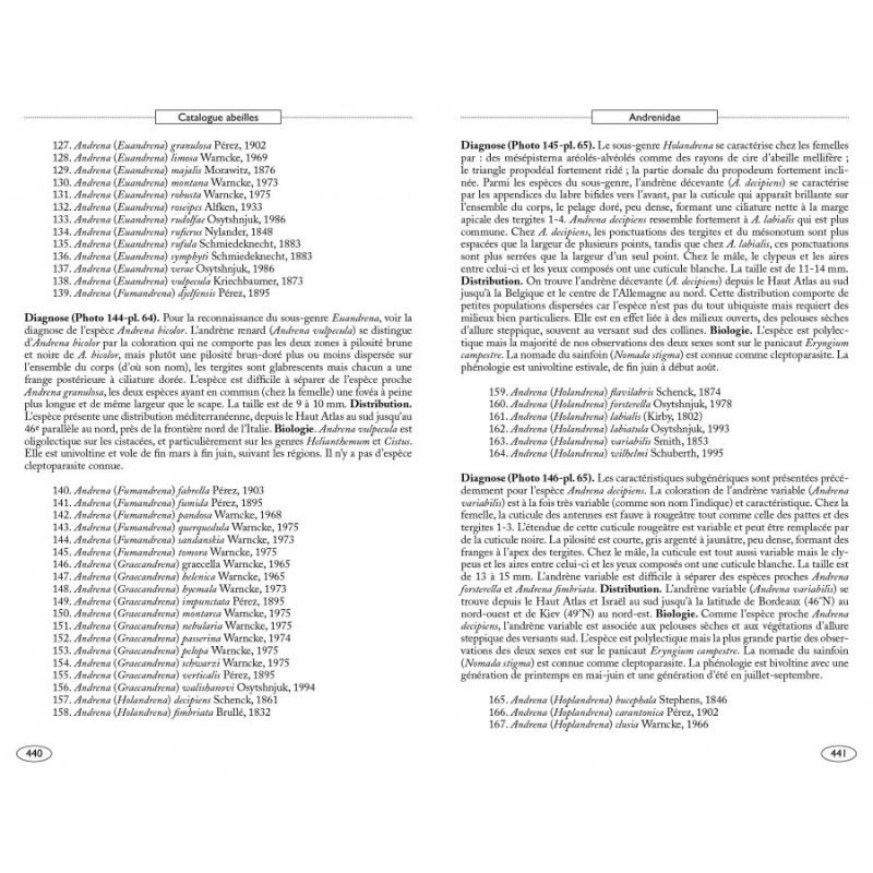 Abeilles d'Europe - Hyménoptères d'Europe - 1