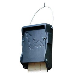 Gîte à chauves-souris plat avec panneau dorsal en bois - Béton de bois - Schwegler (1FF - 139/9)