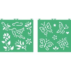 Je dessine des fleurs & des oiseaux