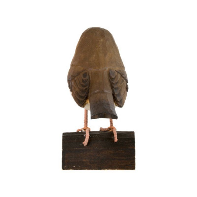 DecoBird Rouge-gorge - Statuette en bois