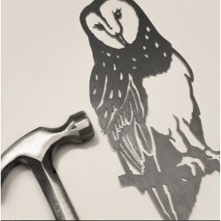 Chouette Effraie - Metalbird Chouette Effraie - Metalbird