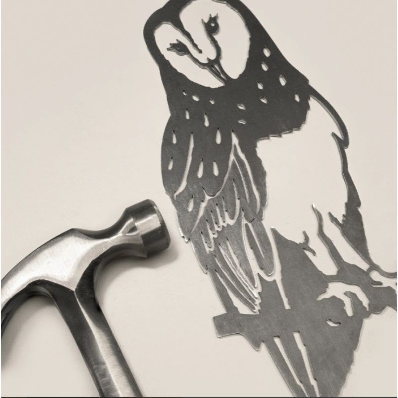 Chouette Effraie - Metalbird Chouette Effraie - Metalbird