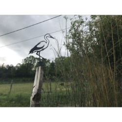 Cigogne blanche - Metalbird Cigogne blanche - Metalbird