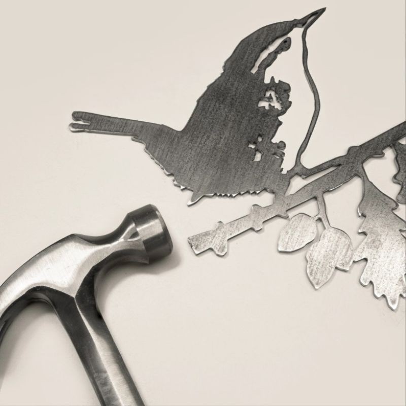Troglodyte Mignon en métal - Metalbird