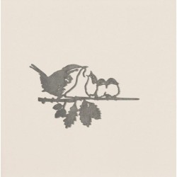 Troglodyte Mignon et ses oisillons - Metalbird