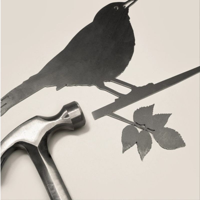 Merle en métal - Metalbird