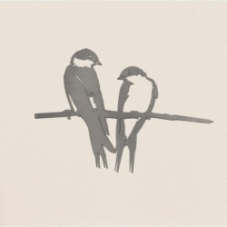 Couple d'hirondelles - Metalbird Couple d'hirondelles - Metalbird