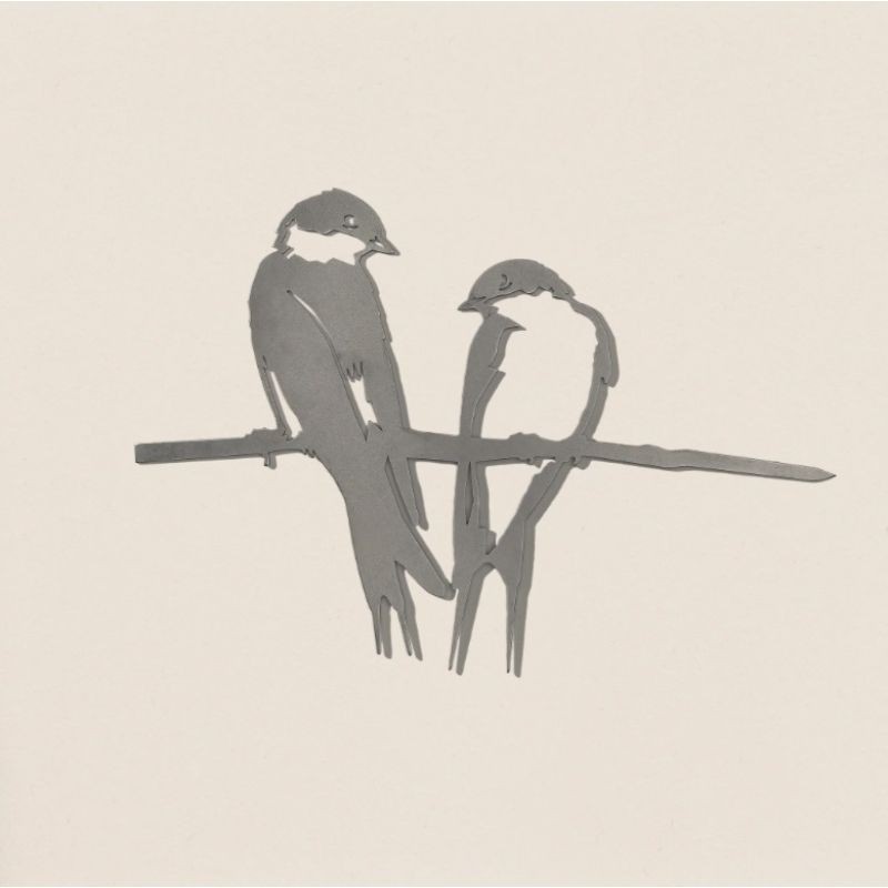 Couple d'hirondelles - Metalbird Couple d'hirondelles - Metalbird