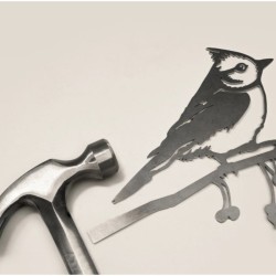 Mésange huppée - Metalbird Mésange huppée - Metalbird