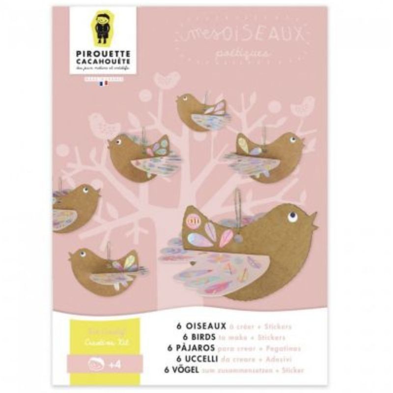 Kit créatif  ”Mes Oiseaux poétiques”