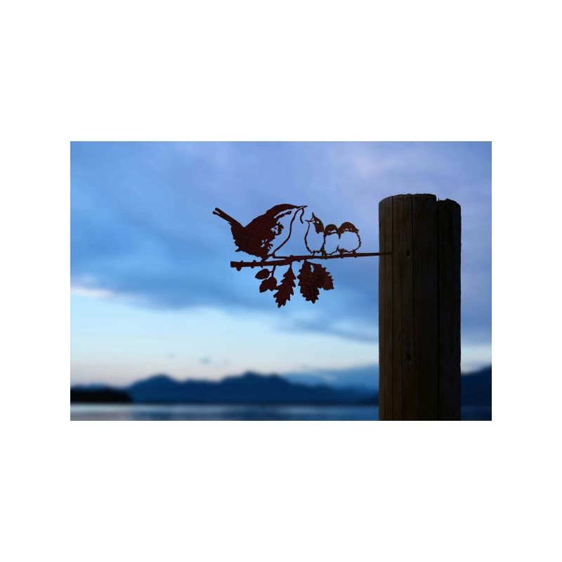 Troglodyte Mignon et ses oisillons - Metalbird