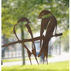 Couple d'hirondelles - Metalbird Couple d'hirondelles - Metalbird